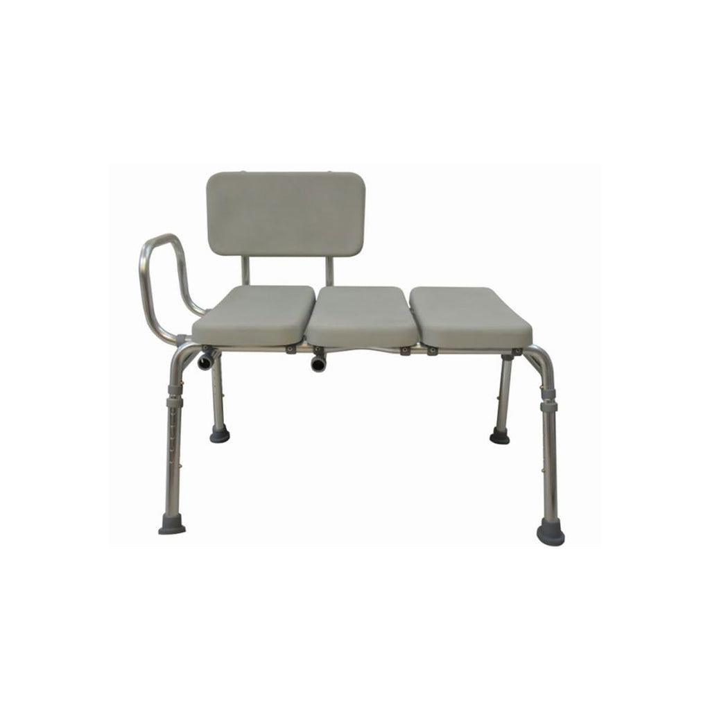 Padded Transfer Bench 300 lbs Capacity Height Adjustable T4095