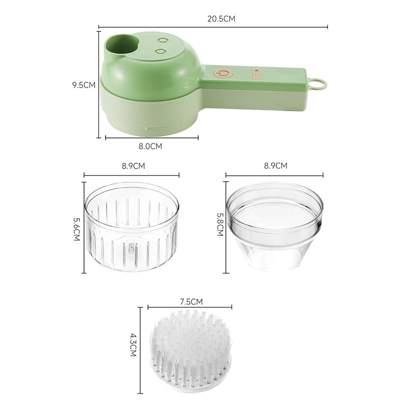 4 in 1 Handheld Electric Vegetable Chopper Set W142684