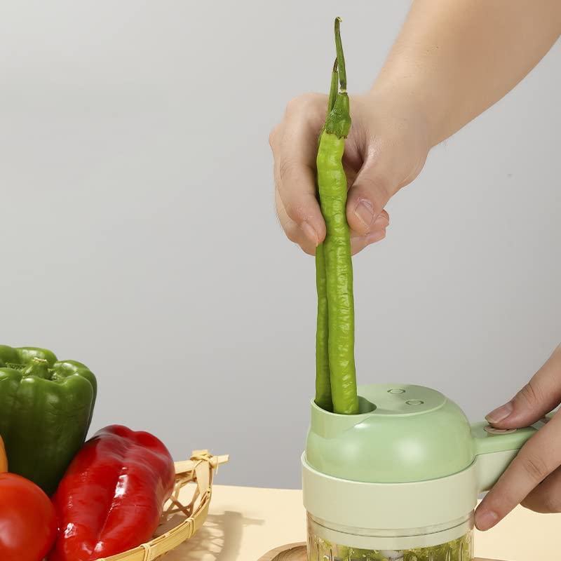 4 in 1 Handheld Electric Vegetable Chopper Set W142684