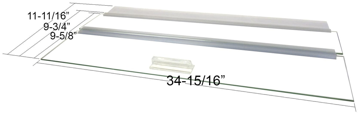 Glass Canopy for Aquariums 10 Gallon to 200 Gallon C8015