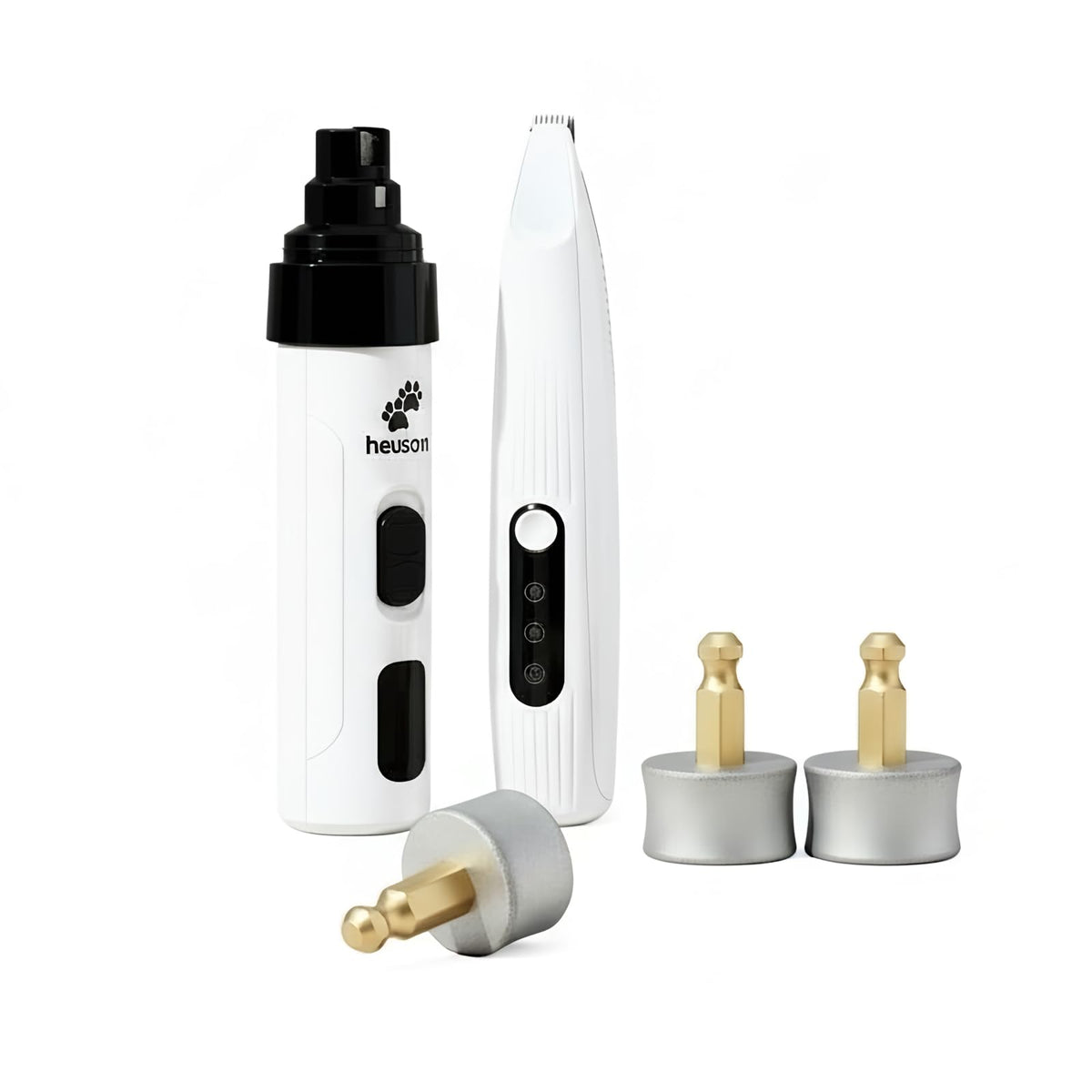 Pet Nail Grinder + Replacement Drum Grinders (3 pcs) + Pet Paw Trimmer F540