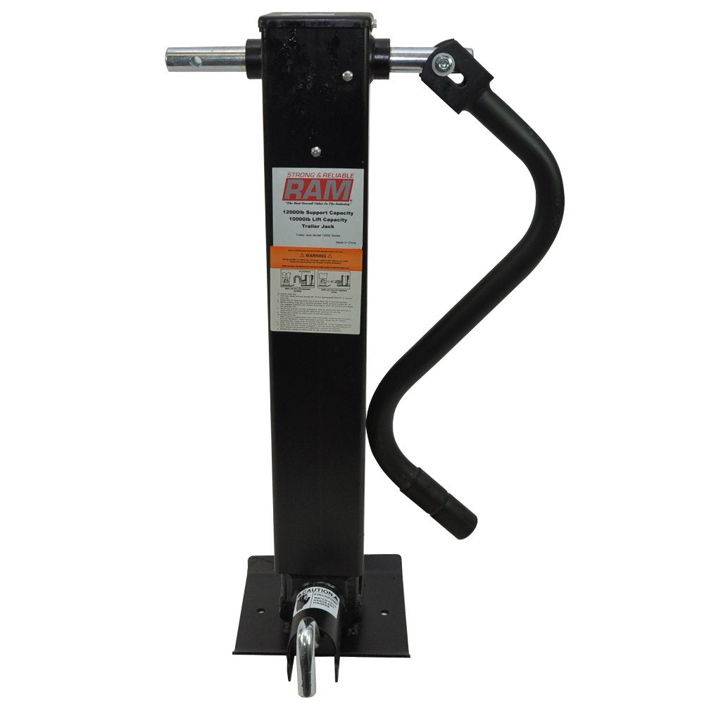 Black 12,000lb Trailer Jack with Side Handle Z79809
