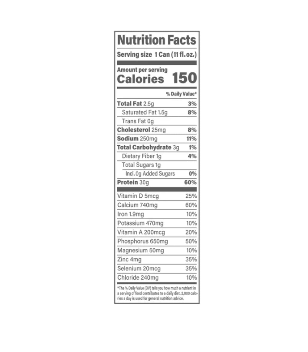 Chocolate Protein Milk Shake 30g Protein 15 Pack D407891