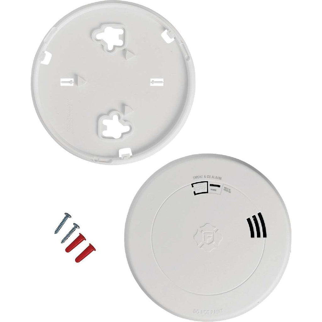 10 Year Battery-Powered Photoelectric Smoke and Carbon Monoxide Detector Y7860