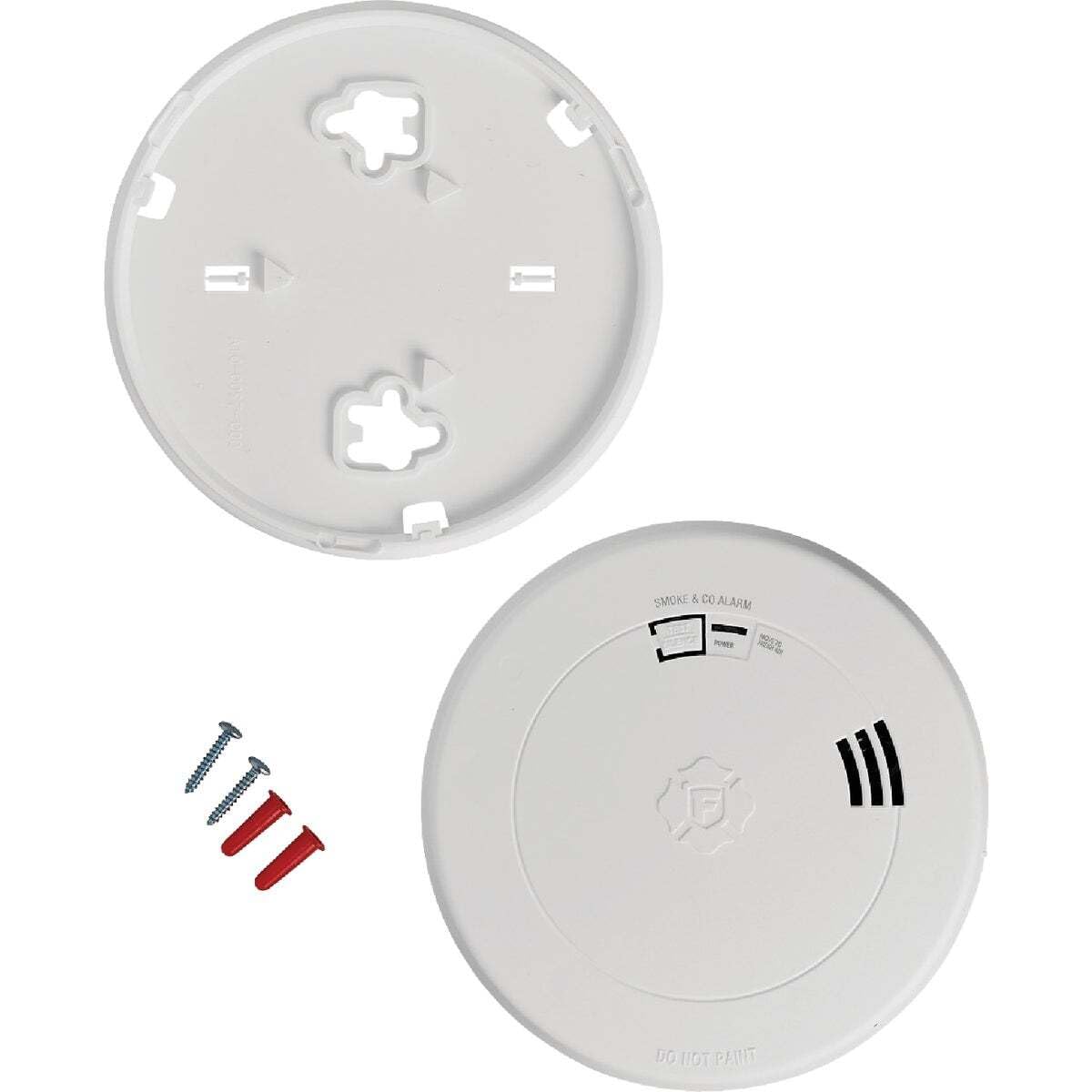 10 Year Battery-Powered Photoelectric Smoke and Carbon Monoxide Detector Y7860