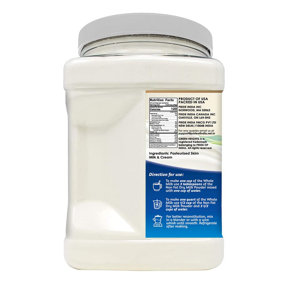 Non Fat Dry Milk Powder 3 Pounds 1.36 Kilo Jar Z540
