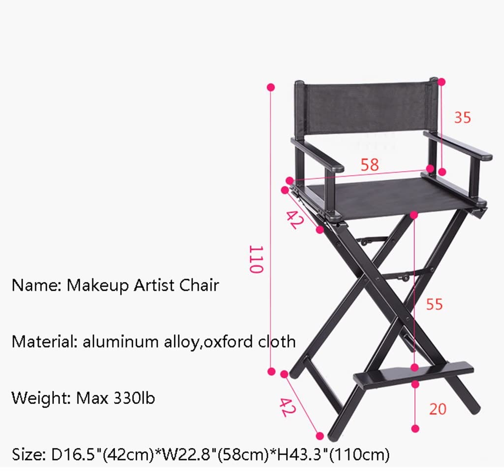 Portable Aluminum Folding Director's Chair K86518