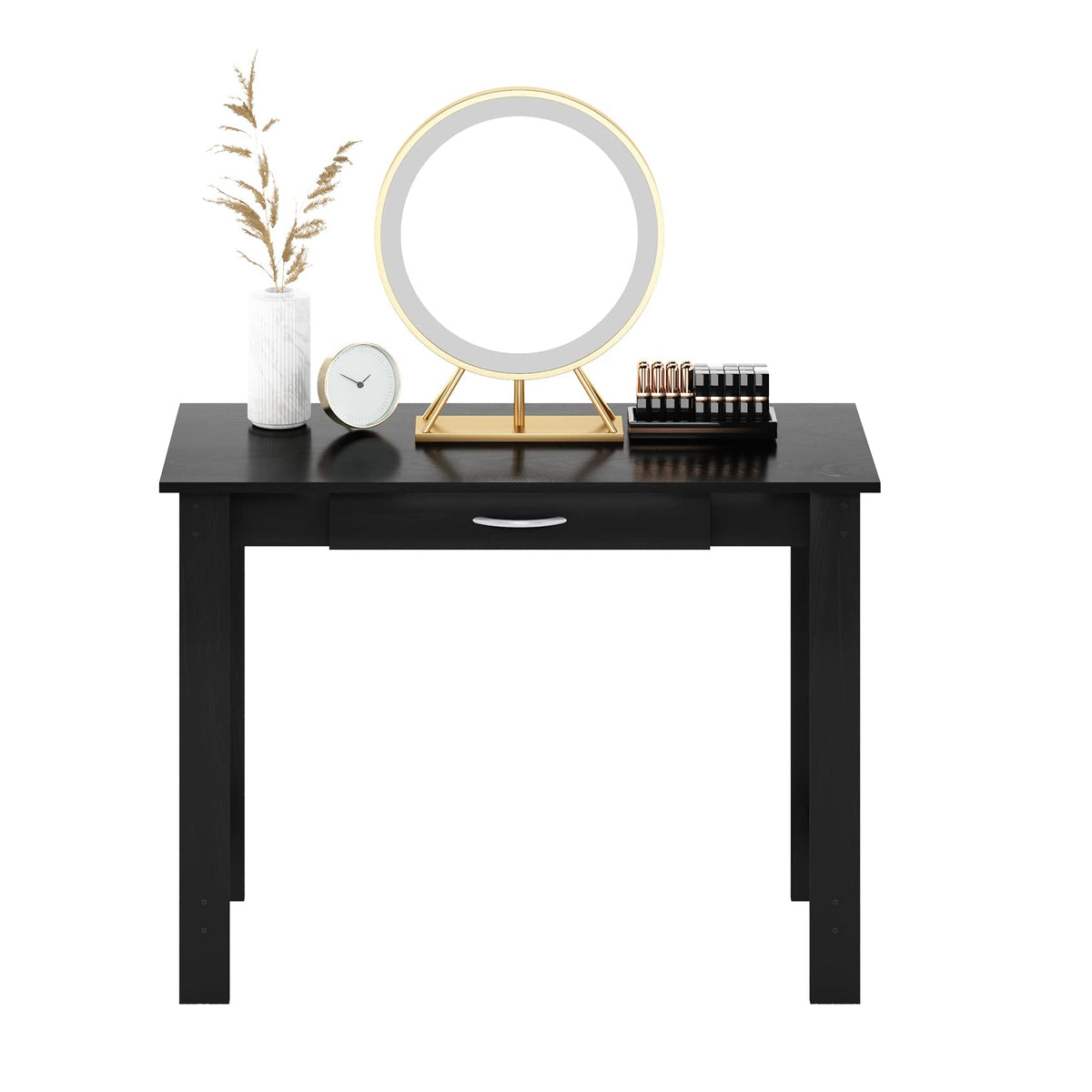 Black Writing Desk with Drawer I59046