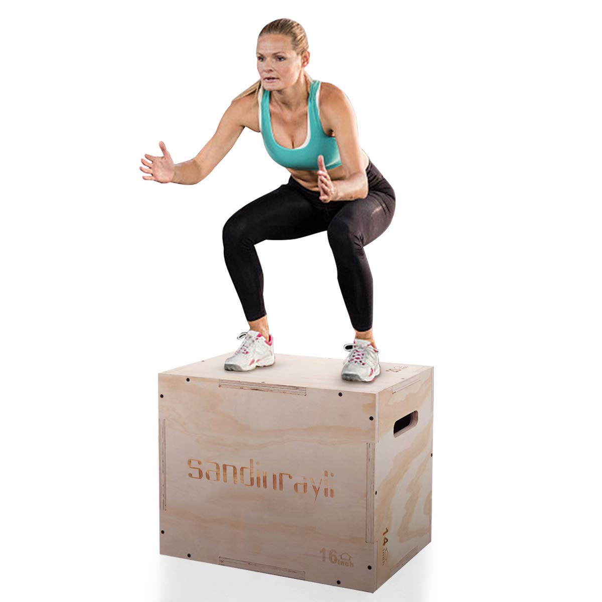 3-in-1 Wooden Plyo Jump Box J79256