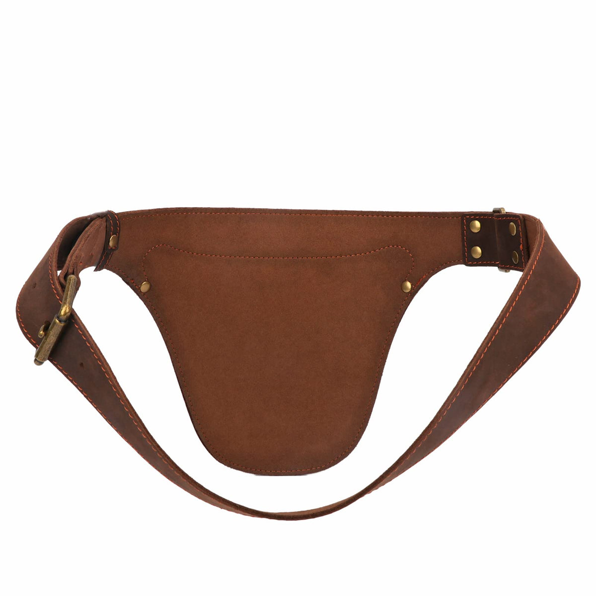 Leather 3 Pockets Adjustable Tool Belt Bag W11530