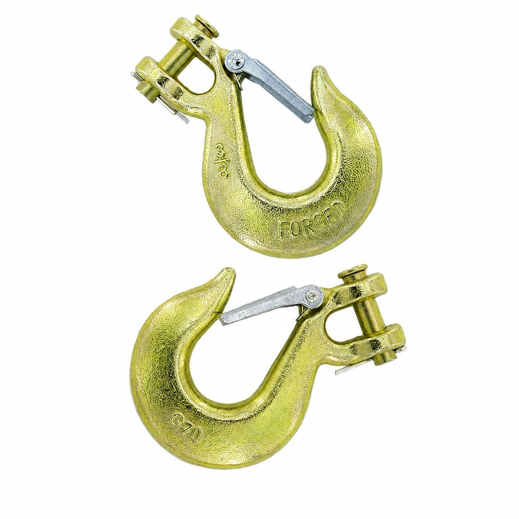 3/8" Chain Hooks, 2-Pack Heavy-Duty Clevis Slip Hook P35400