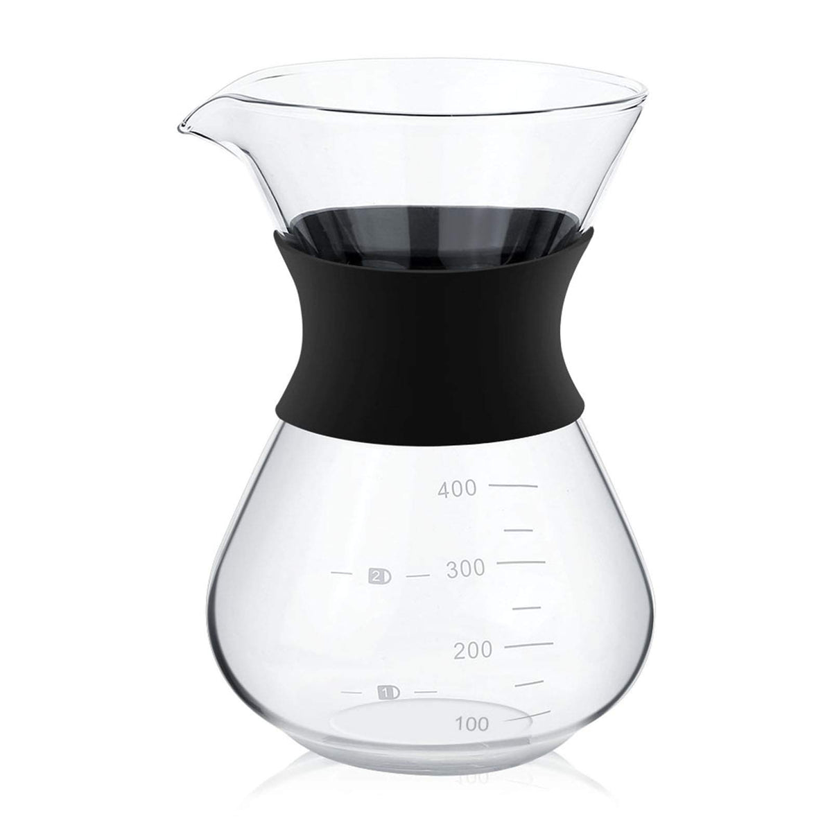 Pour Over Coffee Maker, Paperless Glass Dripper 400ML M6031
