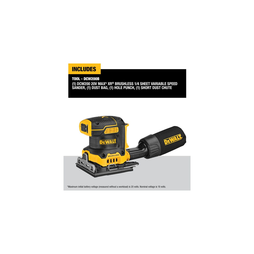Cordless 1/4 Sheet Variable Speed Sander C779067