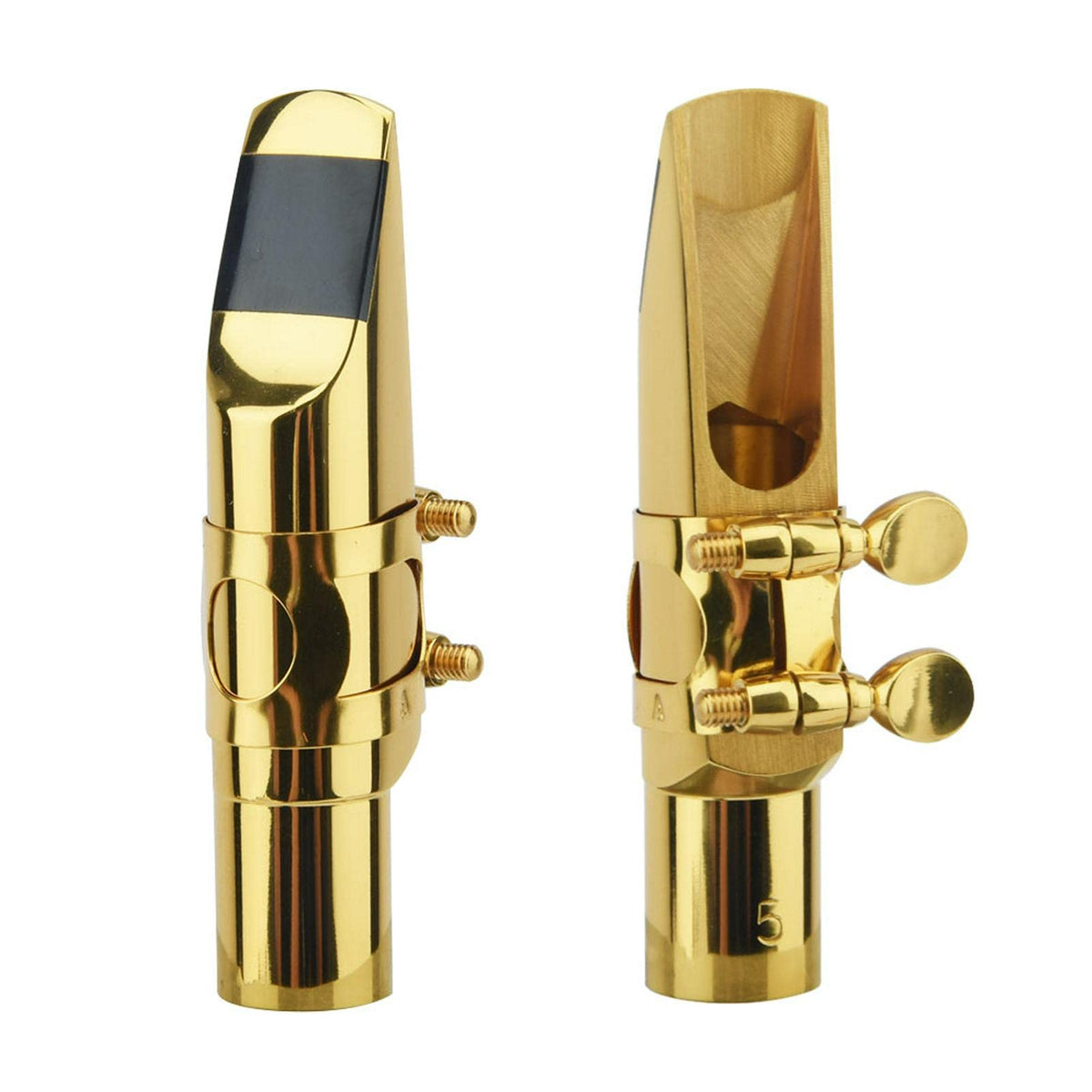 Alto Saxophone Mouthpiece with Cap and Ligature Gold 5C Z4104