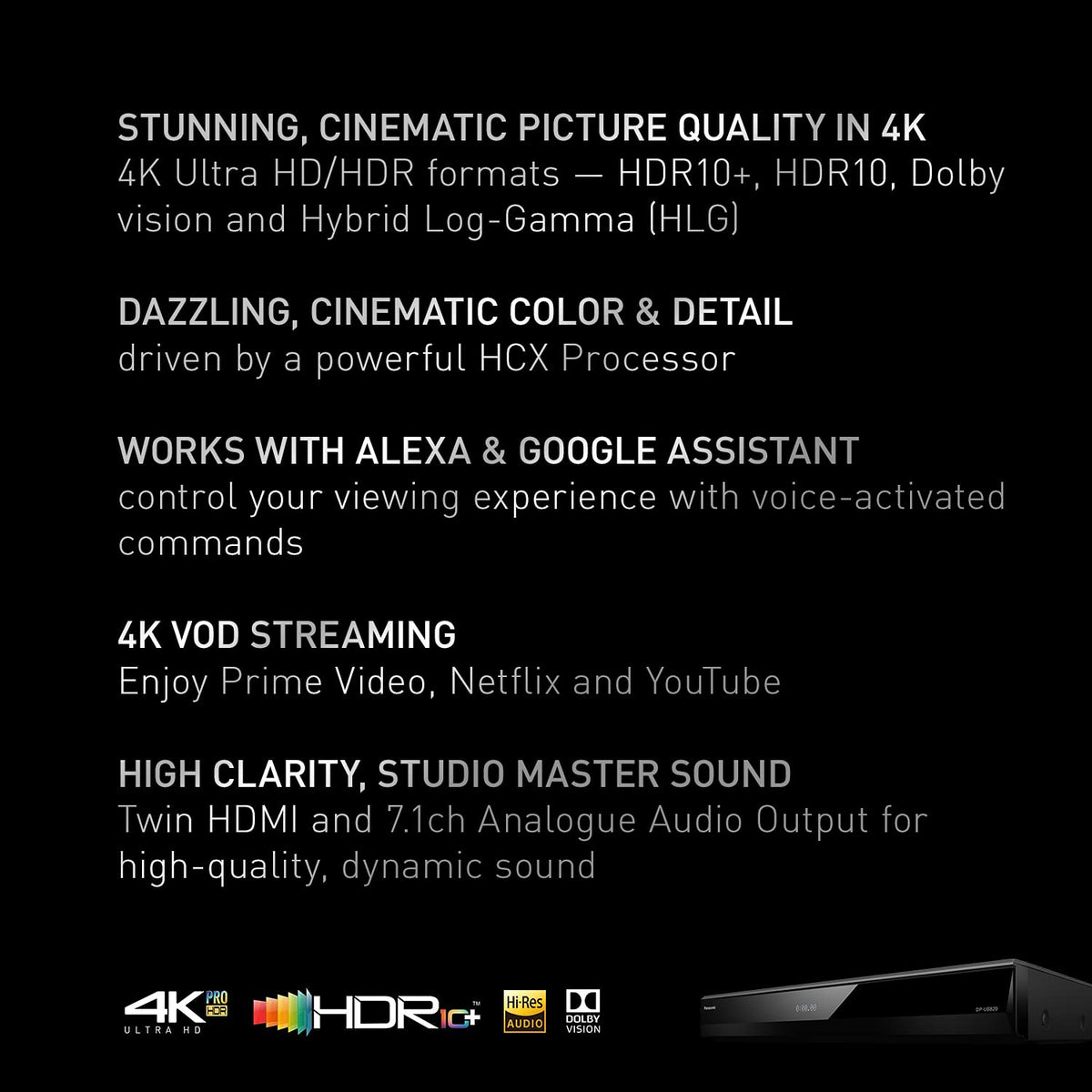 4K Blu Ray Player E893