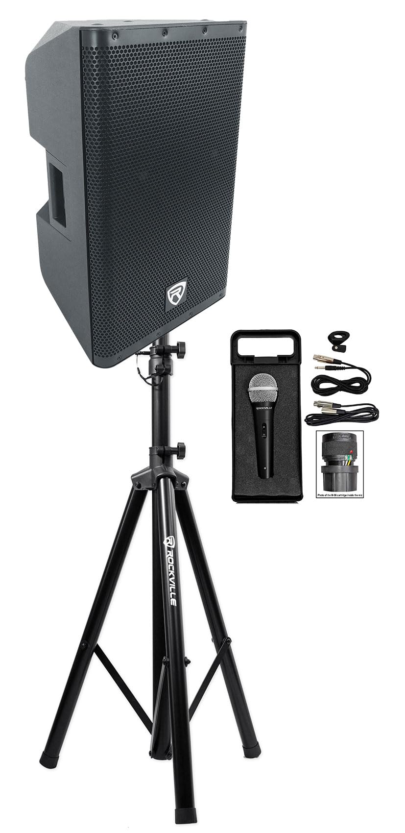 12" Powered DJ PA Speaker with Stand T58599