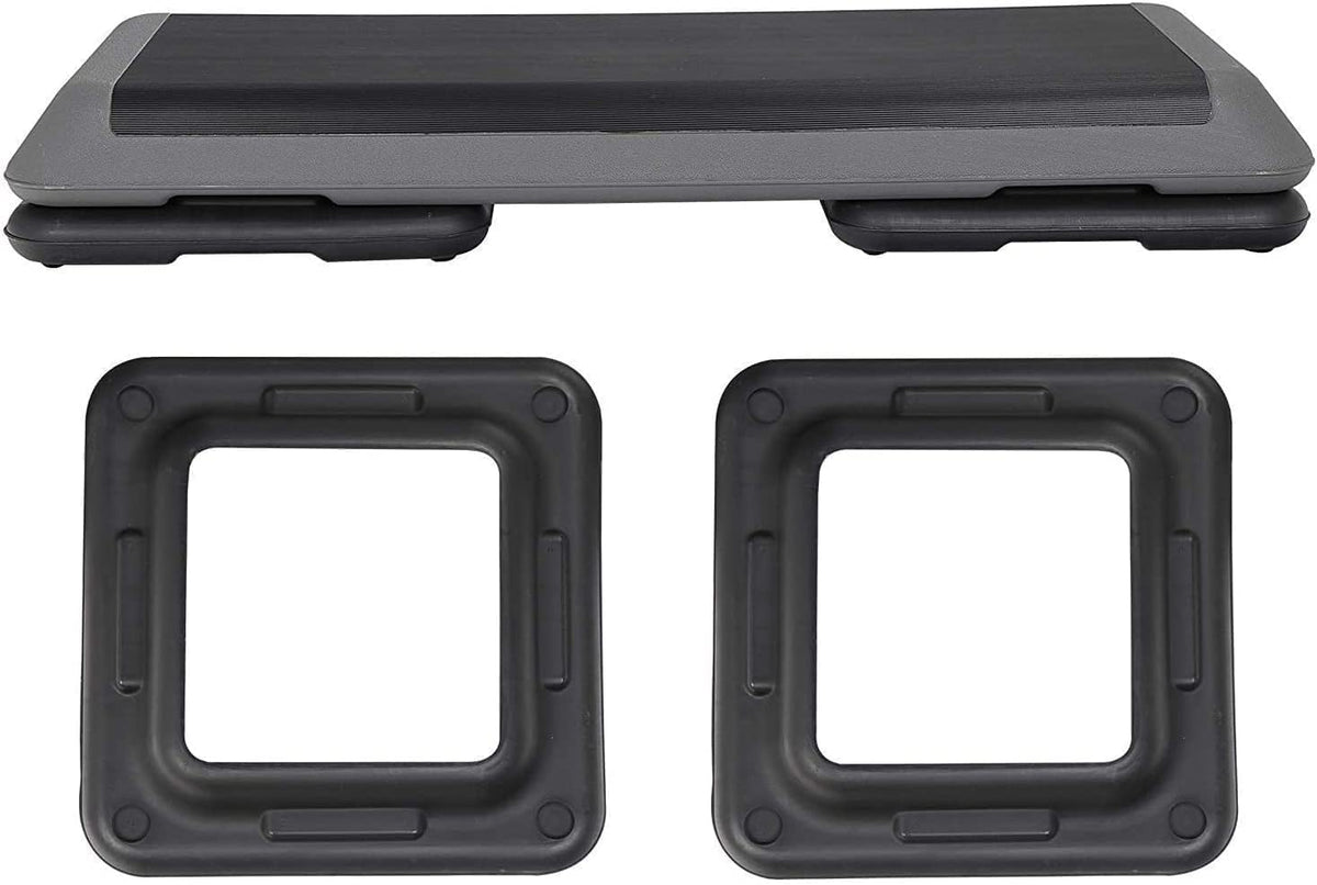 43" Adjustable Exercise Aerobic Step Platform with 4 Removable Risers R497562