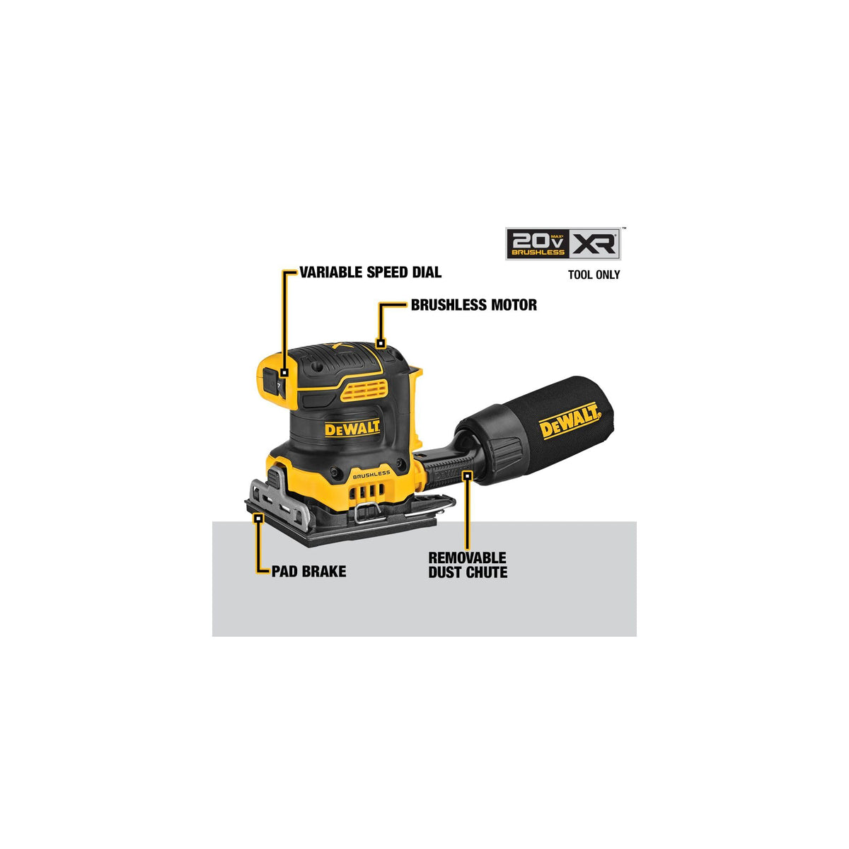 Cordless 1/4 Sheet Variable Speed Sander C779067