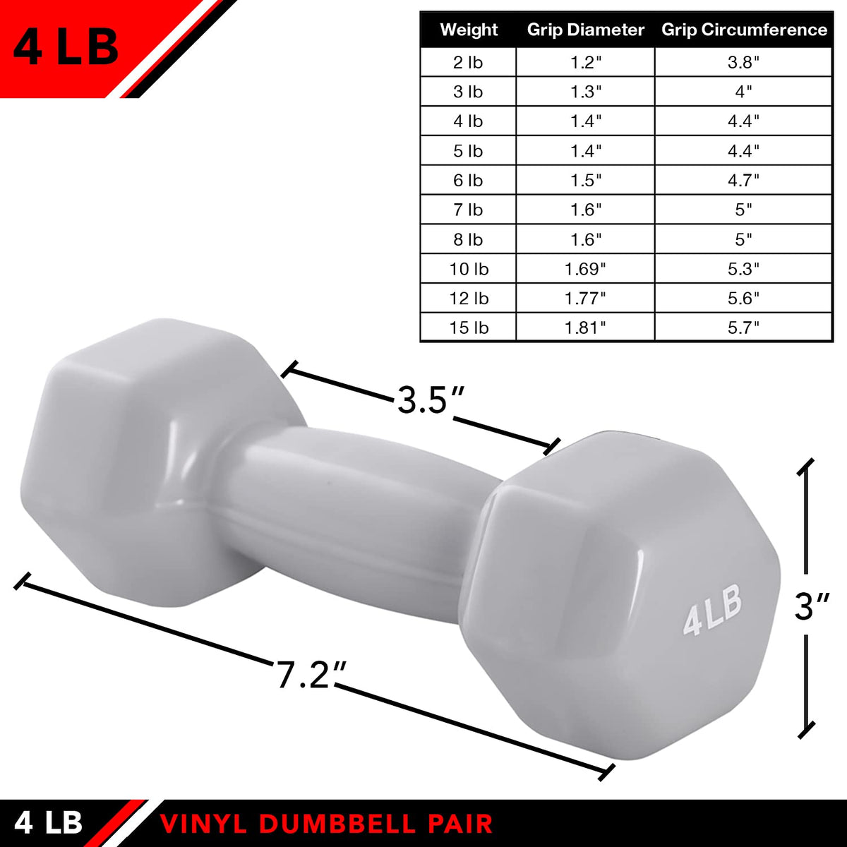 Neoprene & Vinyl Coated Dumbbell Pairs or Sets V352