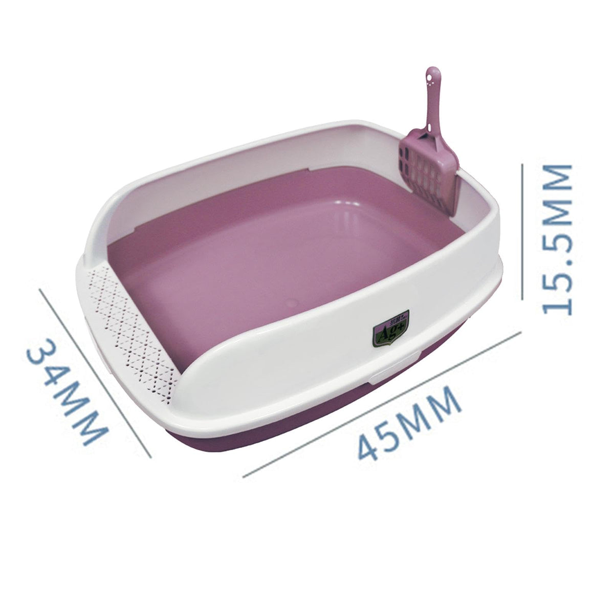 Pink Semi Enclosed Cat Litter Box G71327