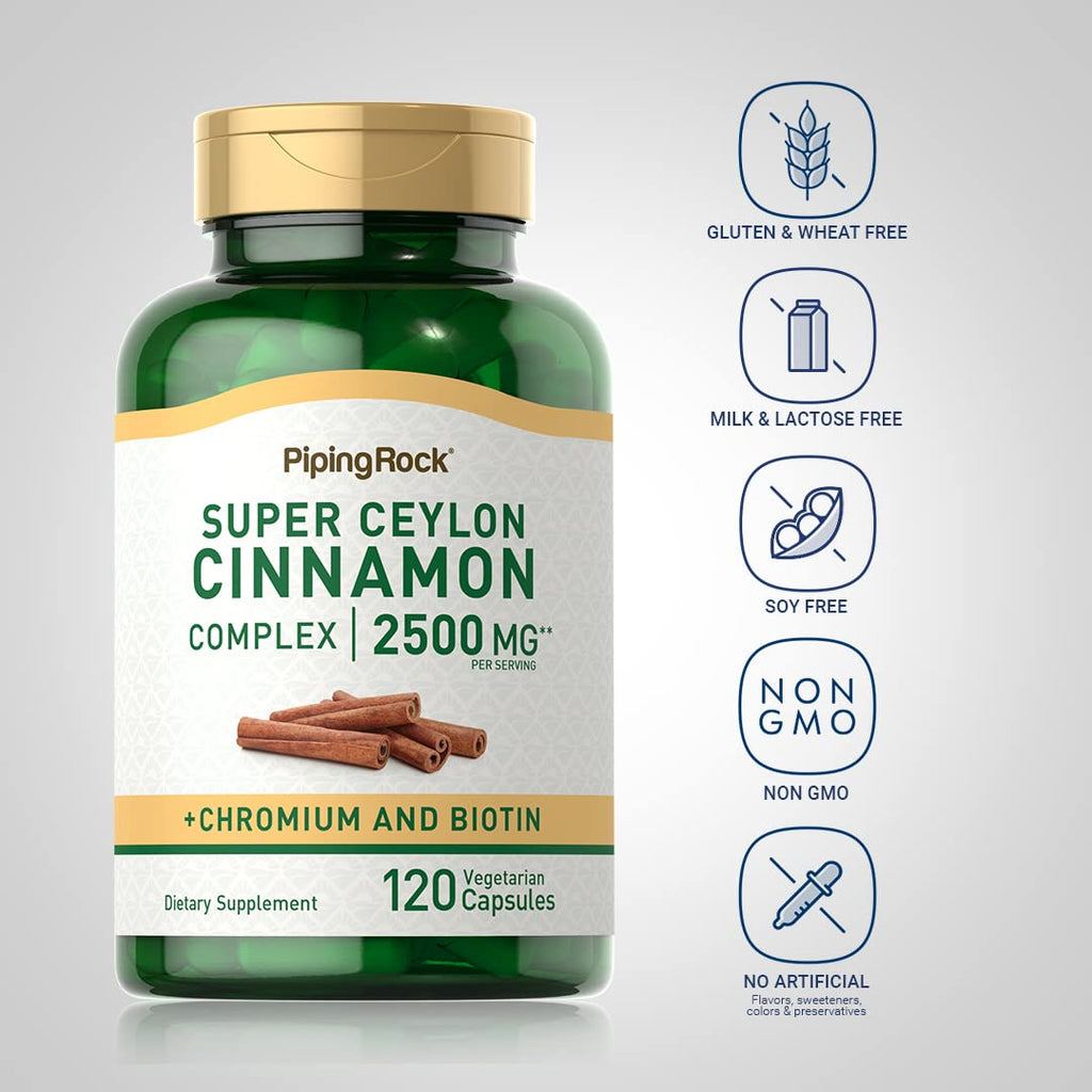Ceylon Cinnamon Capsules 120 Pills D42295