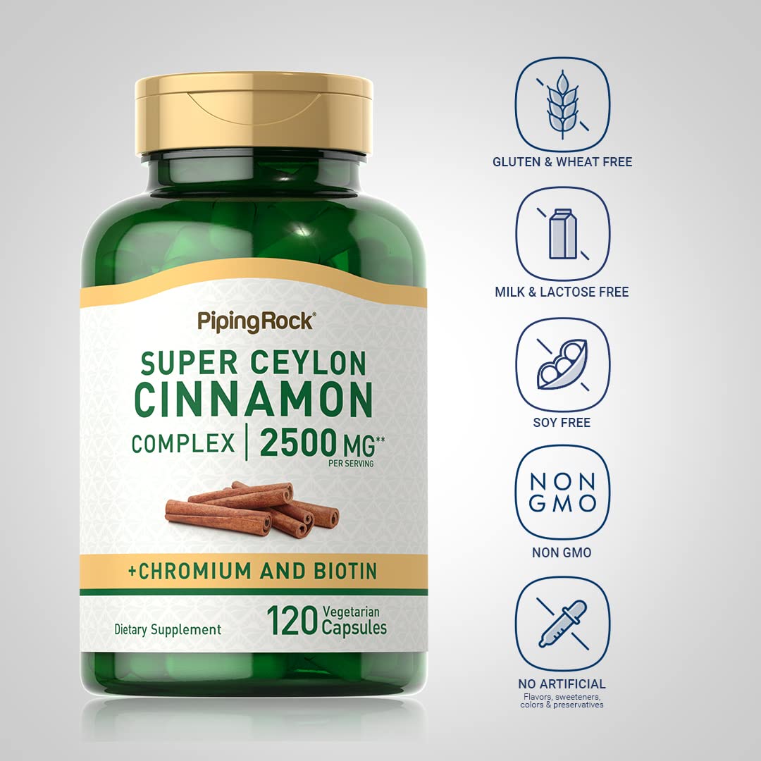 Ceylon Cinnamon Capsules 120 Pills D42295