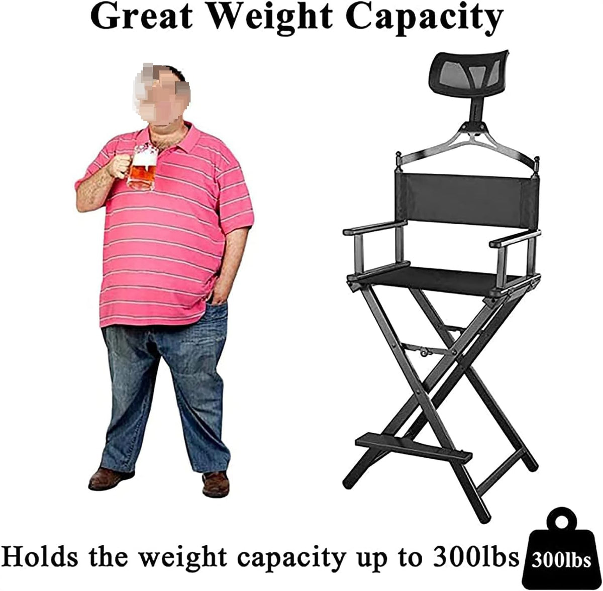 Portable Aluminum Folding Director's Chair K86518