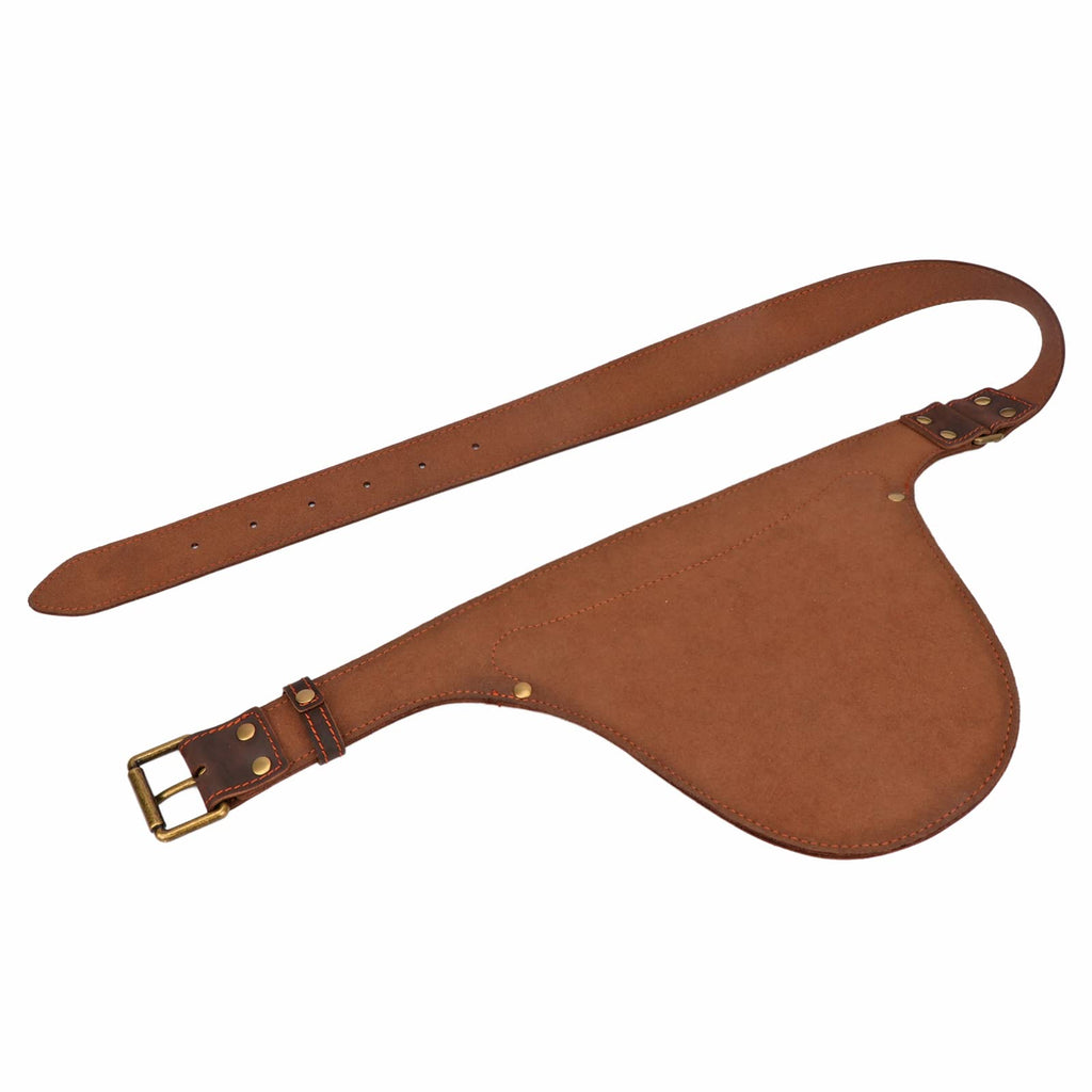 Leather 3 Pockets Adjustable Tool Belt Bag W11530
