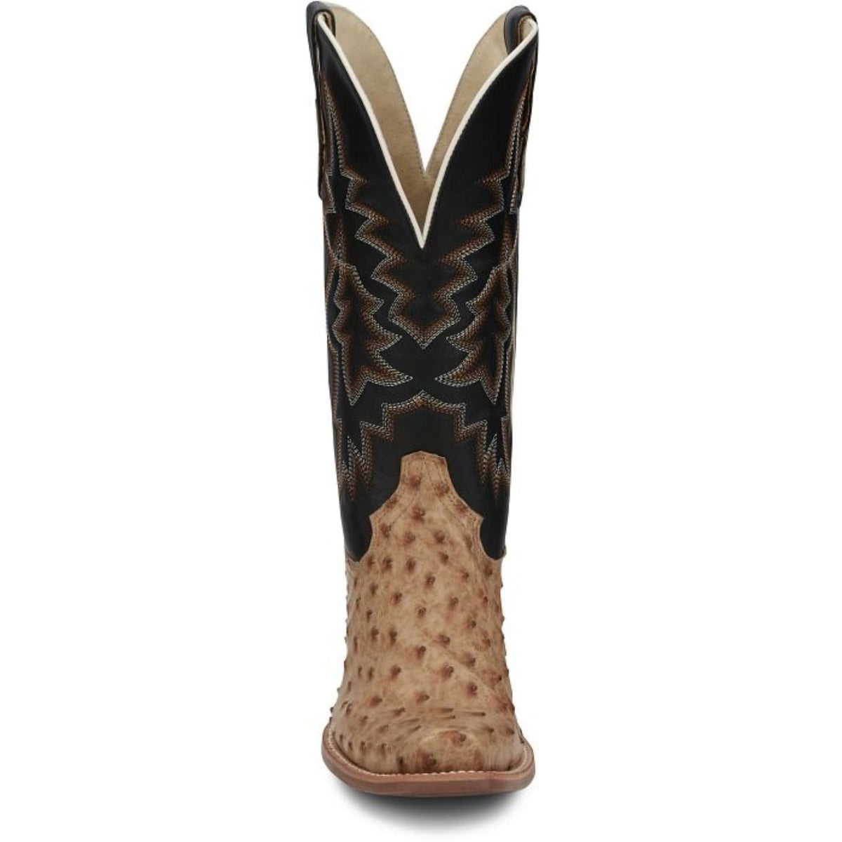 Full Quill Ostrich Leather Western Boots U628090