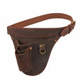 Leather 3 Pockets Adjustable Tool Belt Bag W11530