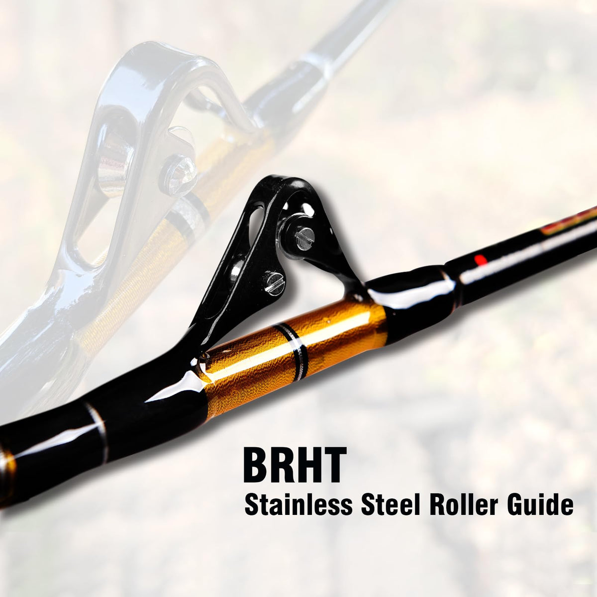 Heavy Trolling Rod Conventional Boat Fishing Pole B5300