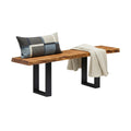 Solid Wood Entryway Bench Q177803