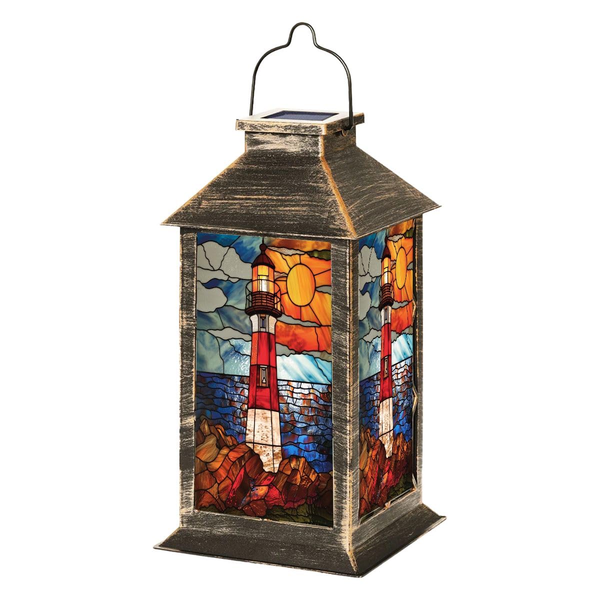 Solar Powered Waterproof Hanging Lantern B631311