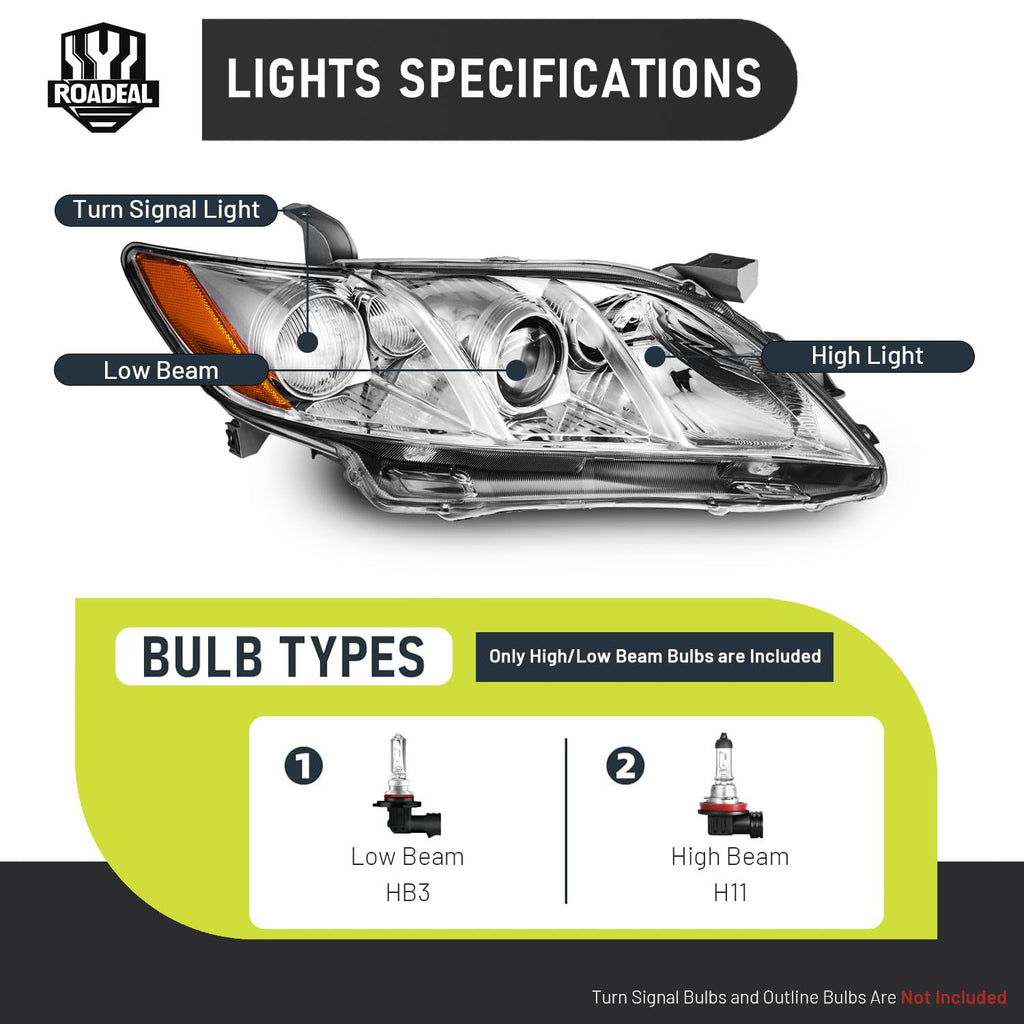 Headlights for Toyota Camry W63231