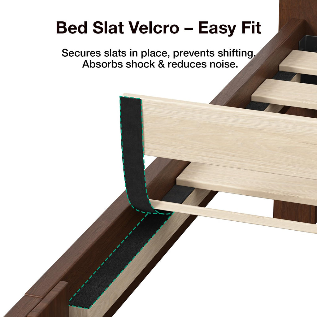 Queen Size Upholstered Bed Frame with Adjustable Headboard R5489