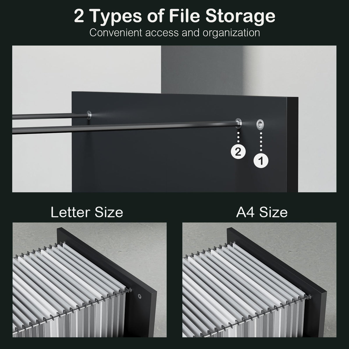 4 Drawer File Cabinet with Lock D689