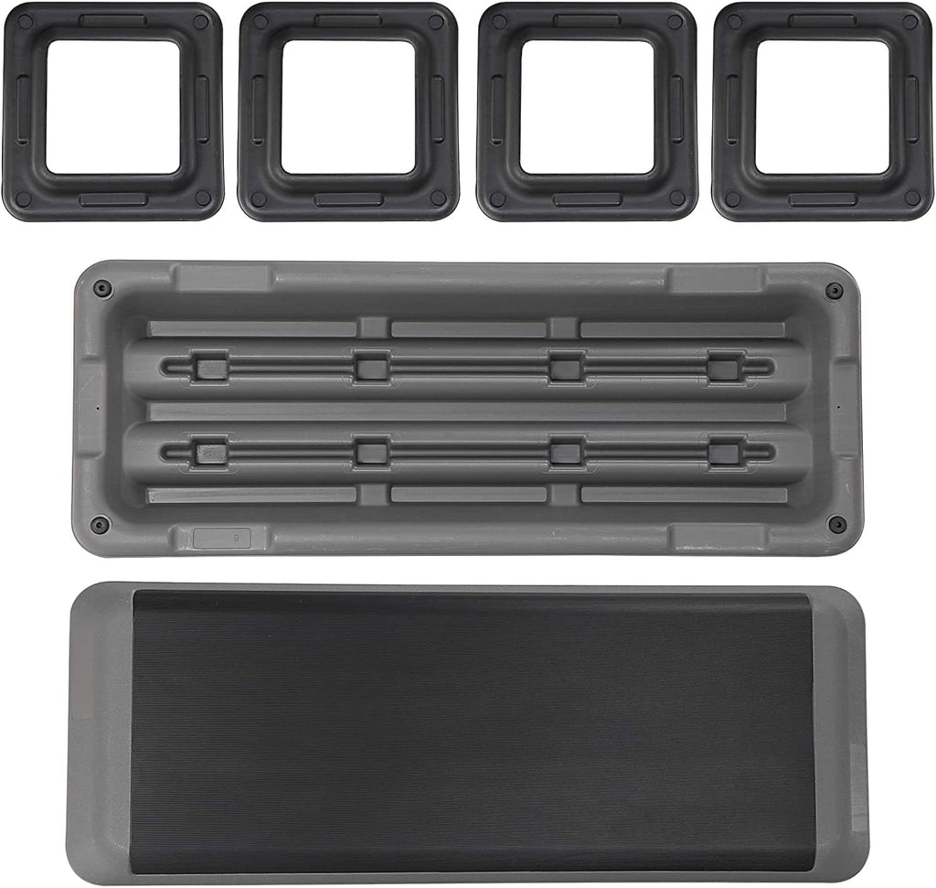 43" Adjustable Exercise Aerobic Step Platform with 4 Removable Risers R497562