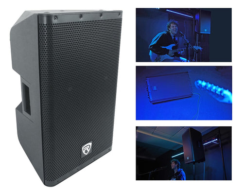 12" Powered DJ PA Speaker with Stand T58599