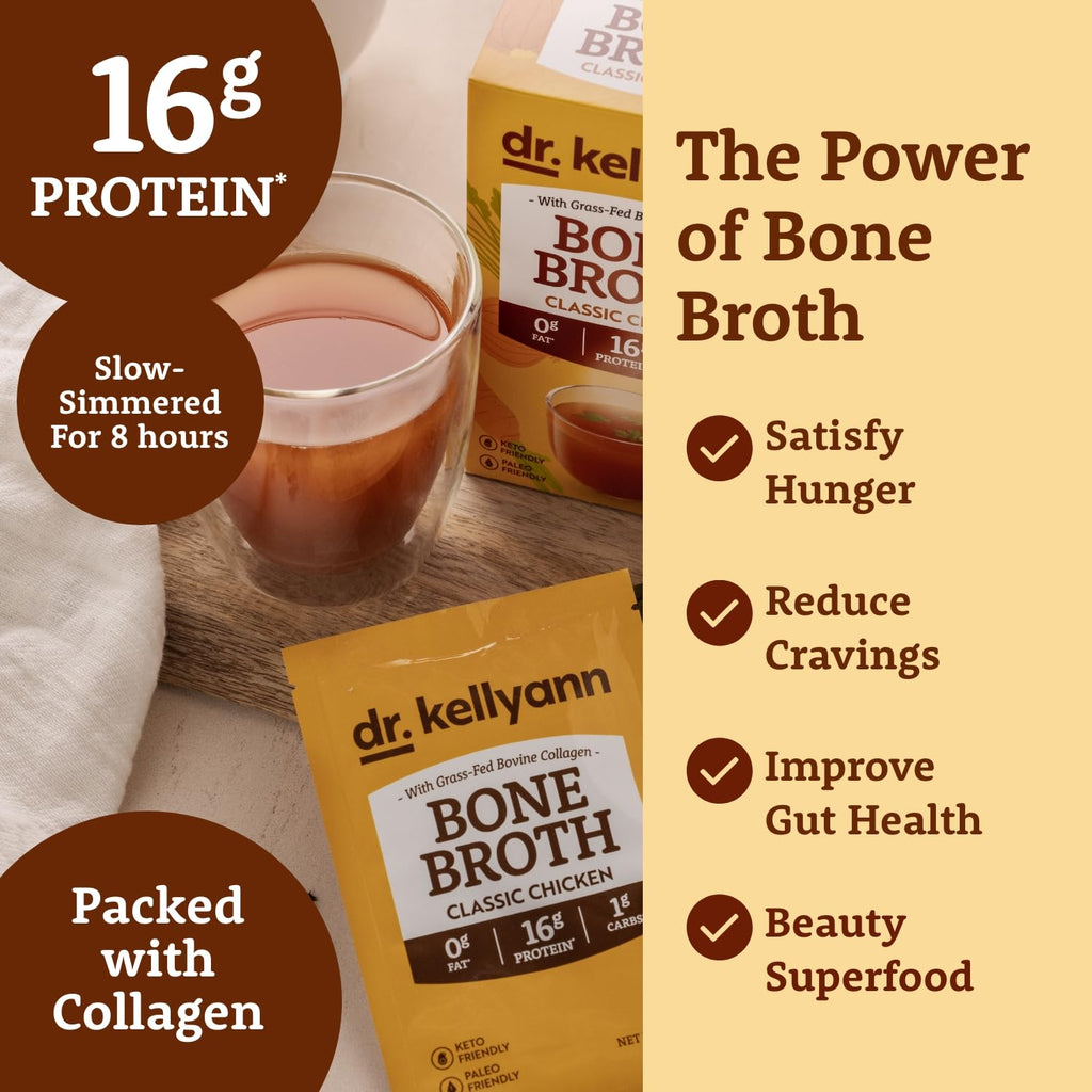 Bone Broth Packets Variety Pack 3 Boxes 21 Servings W49297