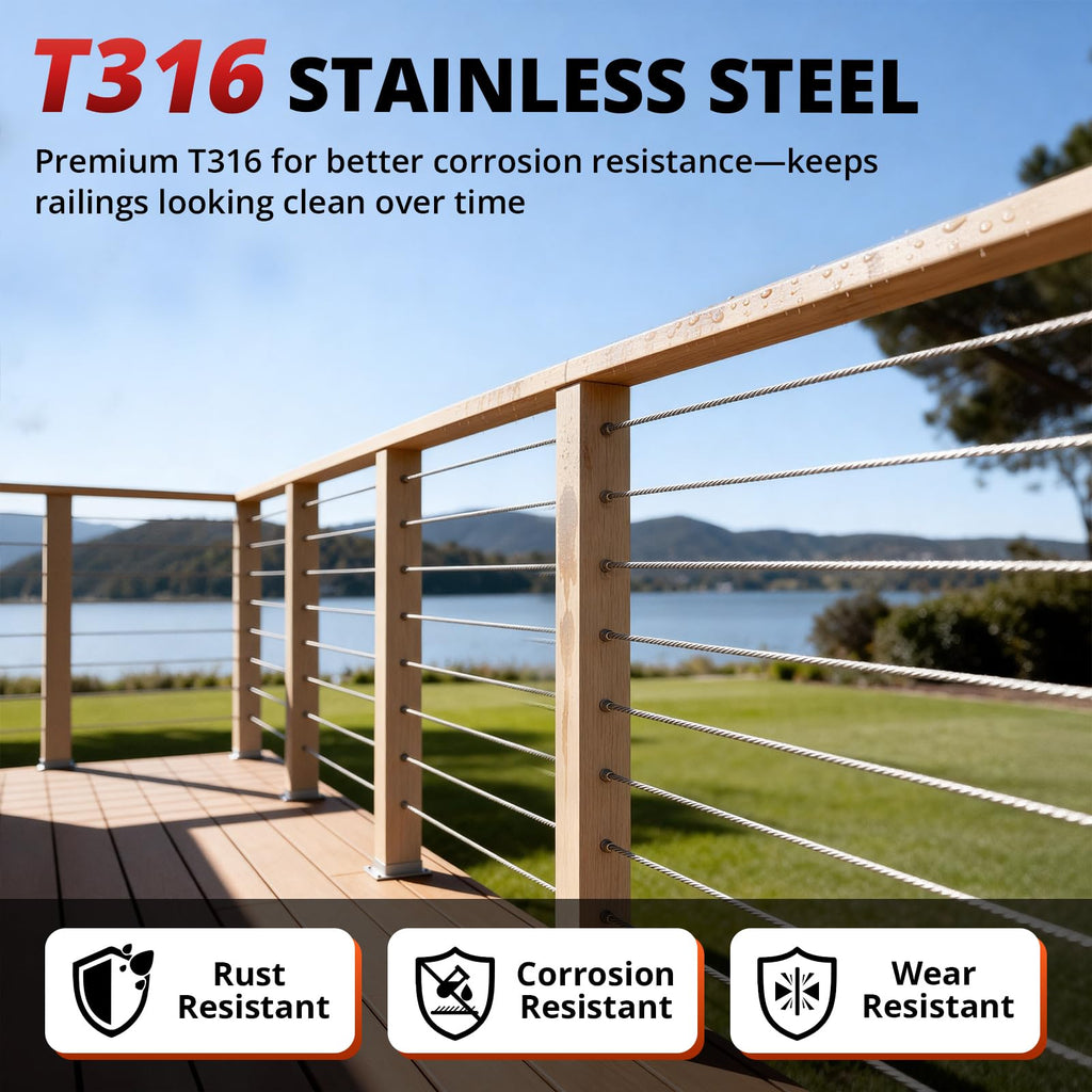 T316 Stainless Steel Cable N726639