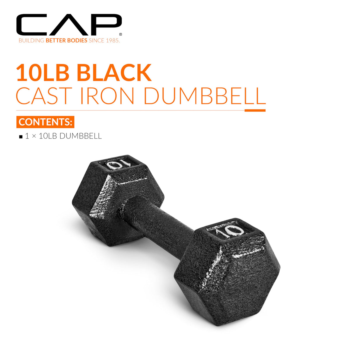 Cast Iron Hex Dumbbell Q39456