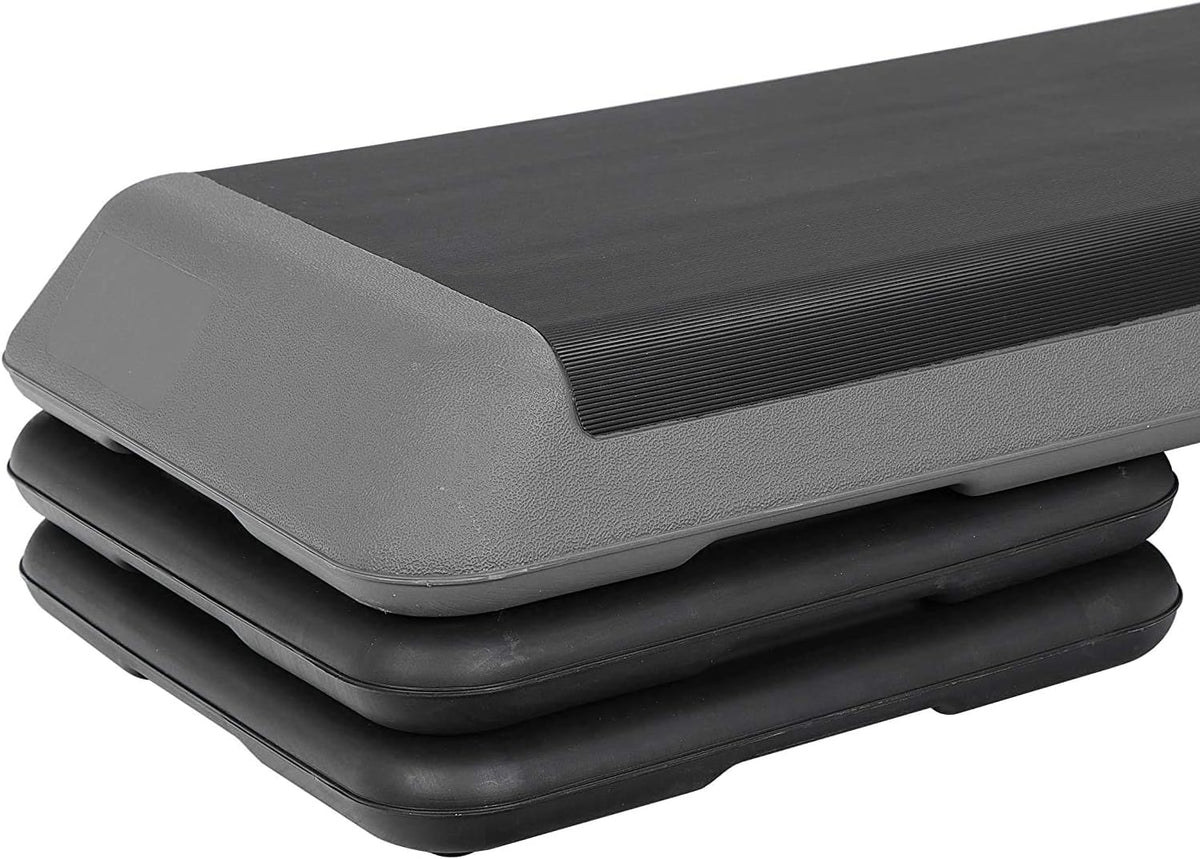 43" Adjustable Exercise Aerobic Step Platform with 4 Removable Risers R497562