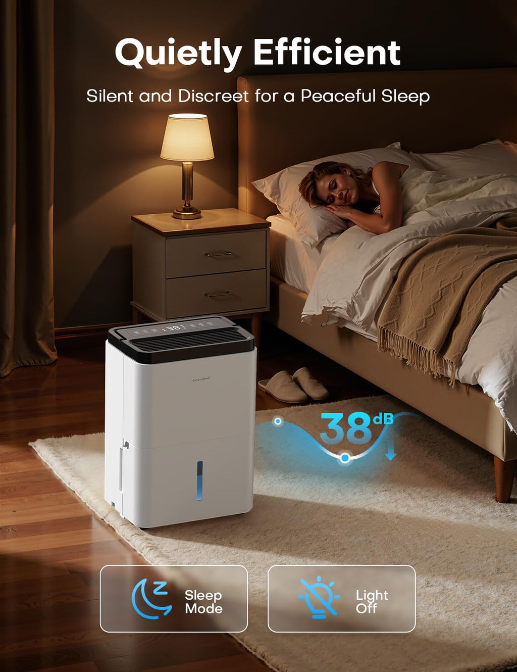 35 Pints Dehumidifier with Drain Hose S210
