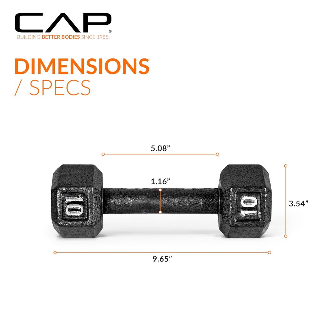Cast Iron Hex Dumbbell Q39456