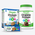 Organic Vegan Protein Powder and Protein Bars Bundle S734