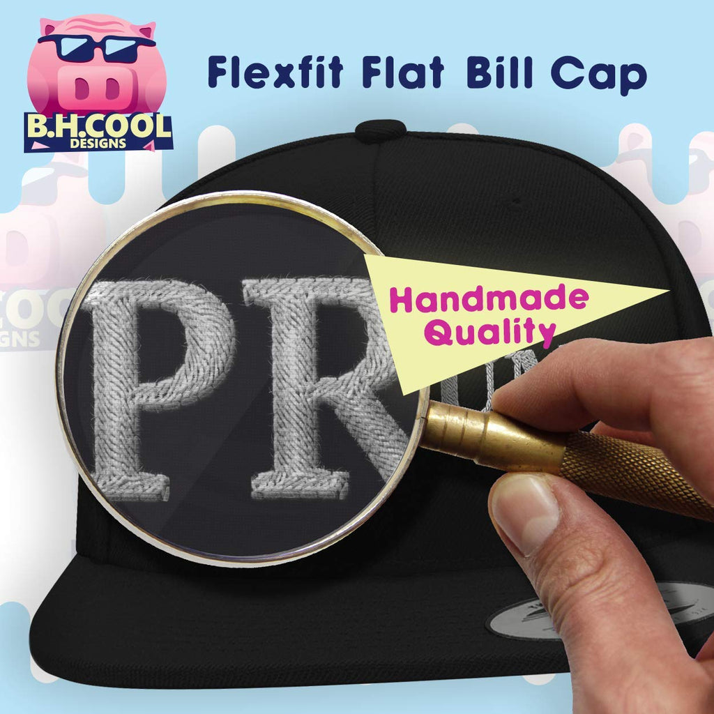 Flat Bill Fitted Hat B746905