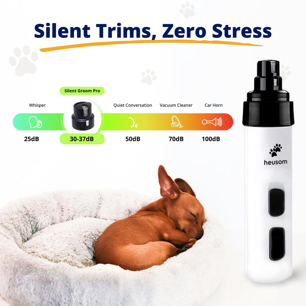 Pet Nail Grinder + Replacement Drum Grinders (3 pcs) + Pet Paw Trimmer F540