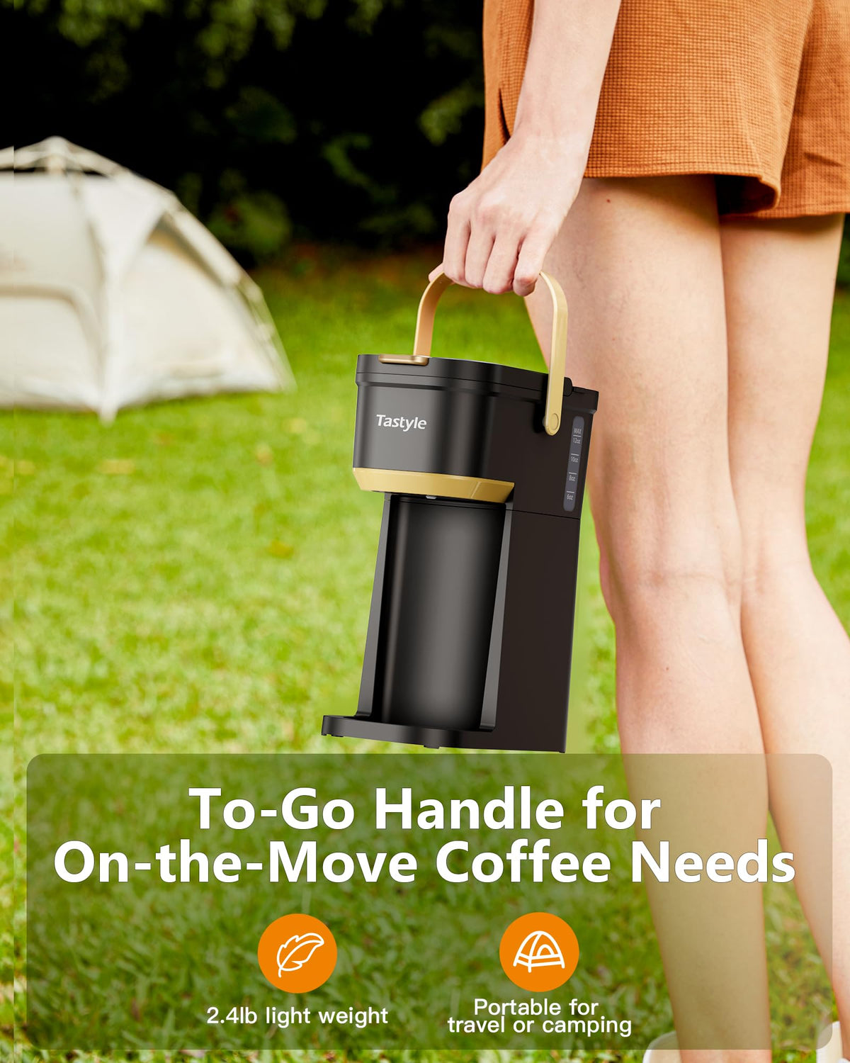 Mini Single Serve Coffee Maker with 30 Descaler Tablets W377248