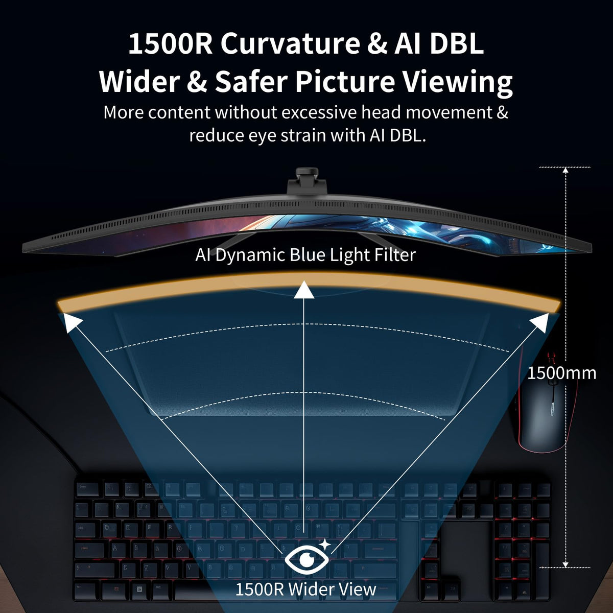 34-Inch Curved Ultrawide Gaming Monitor M36814