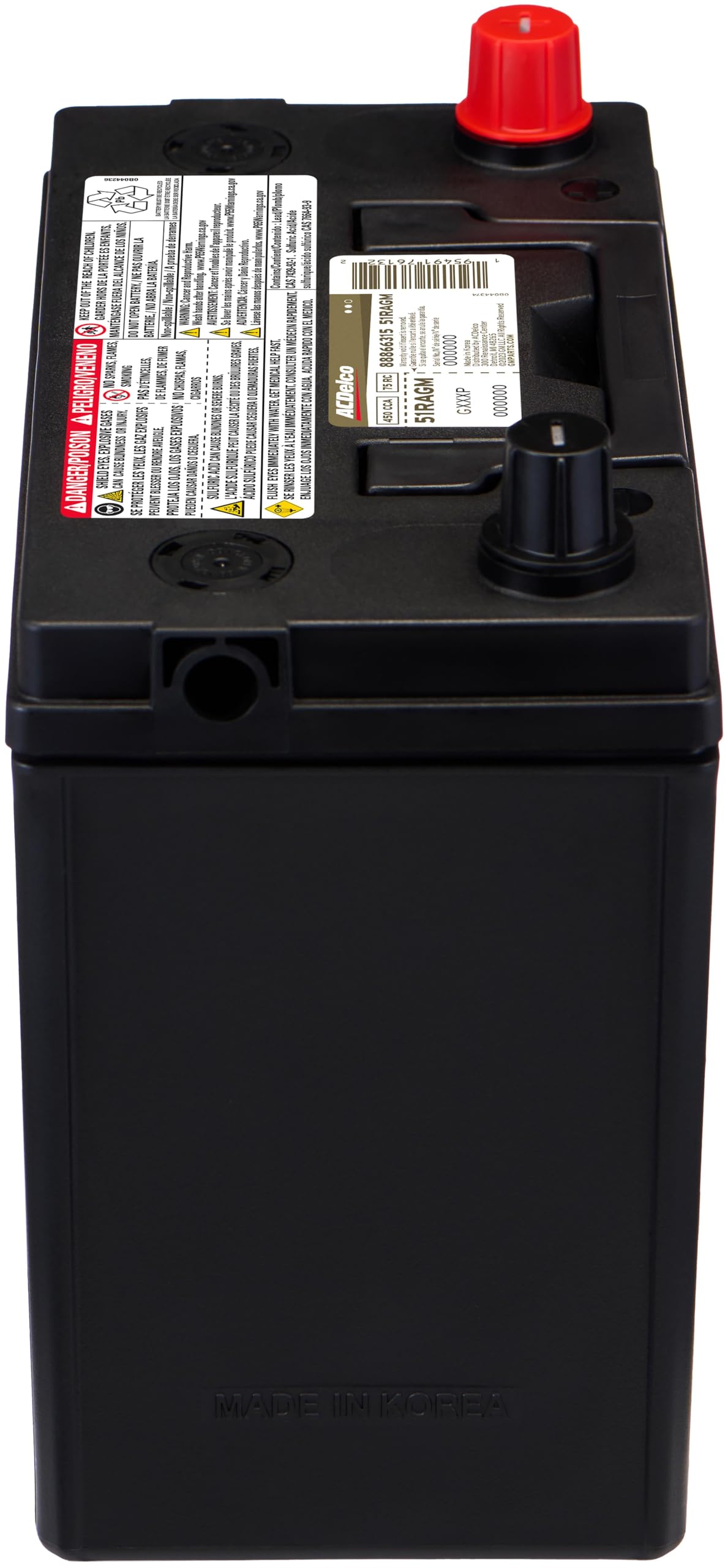 AGM BCI Group 51R Car Battery D259402